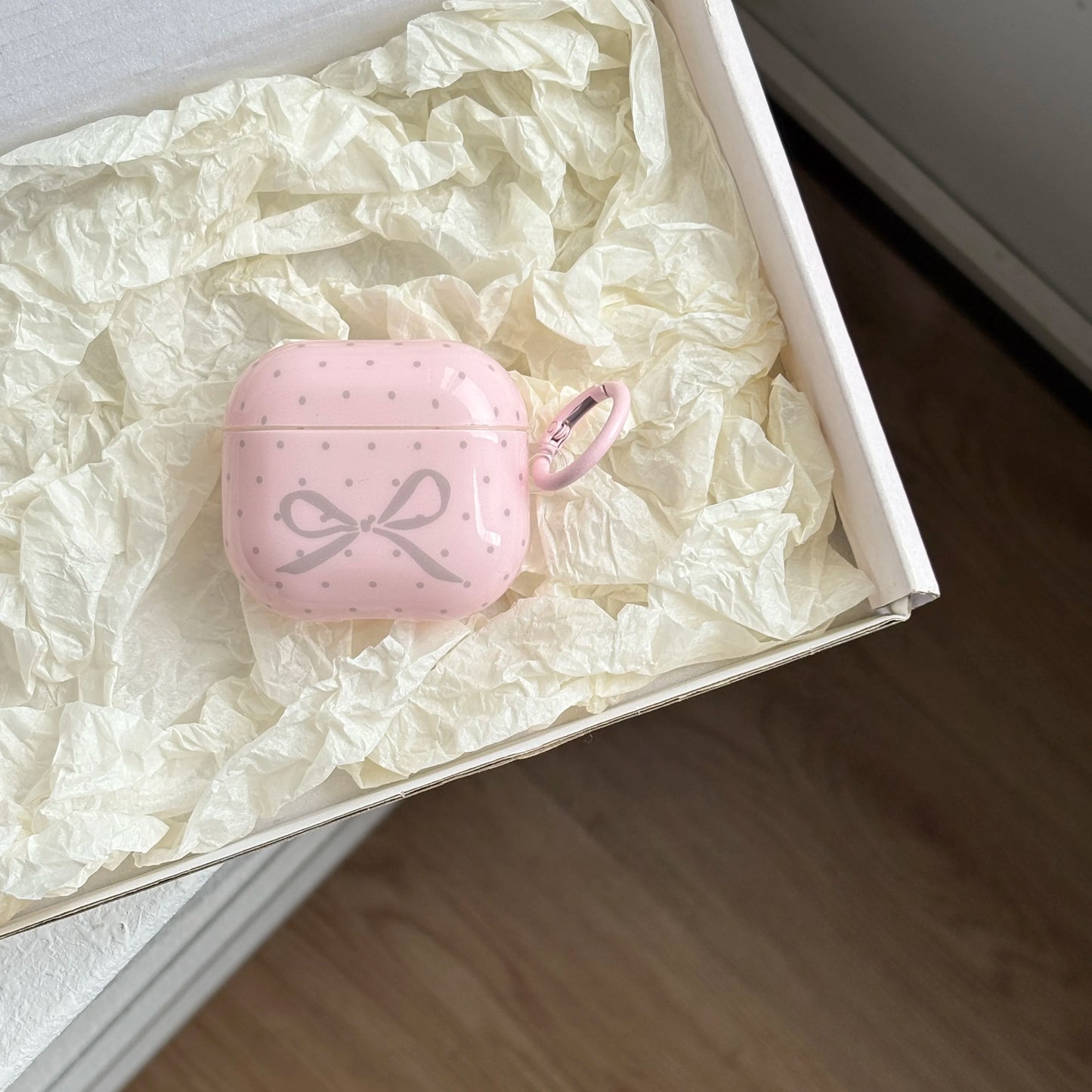 Pink Bow Dot