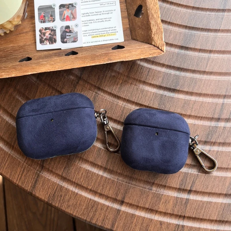 Navy Suede