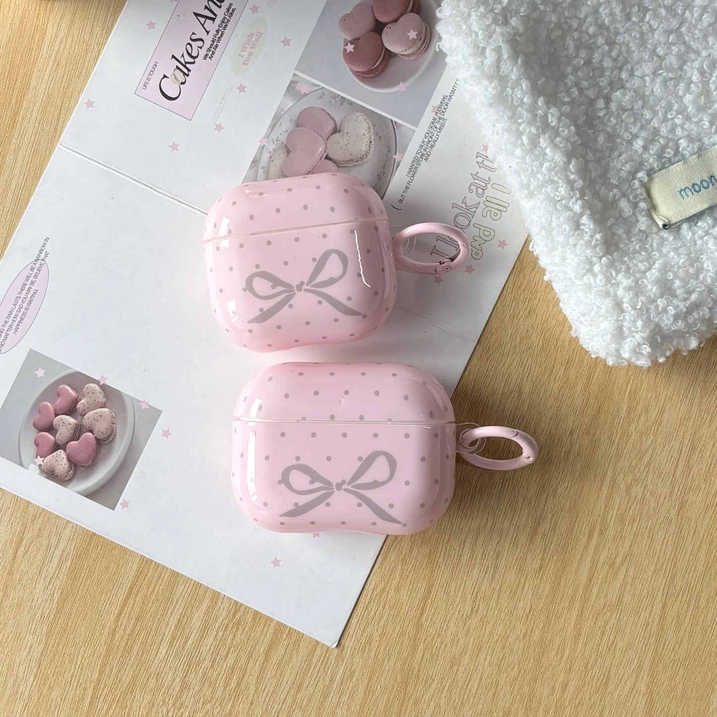 Pink Bow Dot