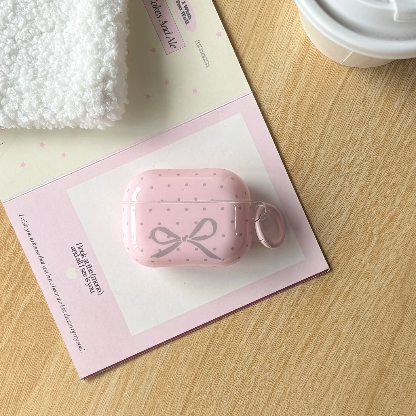 Pink Bow Dot